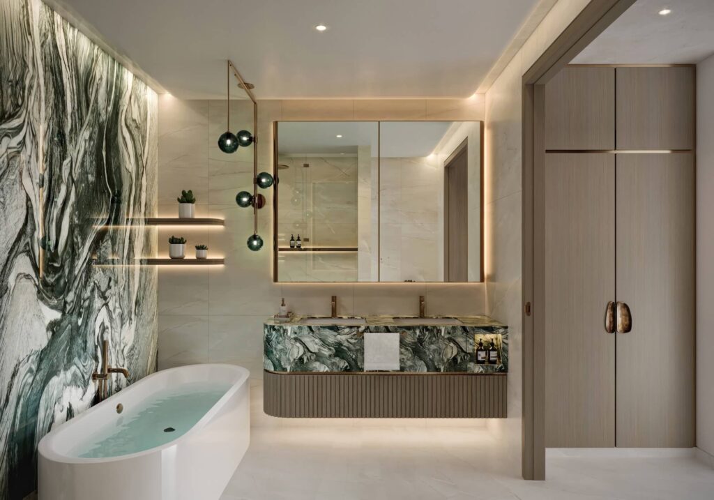 Hilton Residences at Al Raha Abu Dhabi - Renders - Interior - Bathroom
