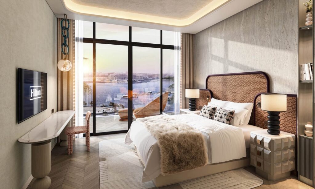 Hilton Residences at Al Raha Abu Dhabi - Renders - Interior - Bedroom