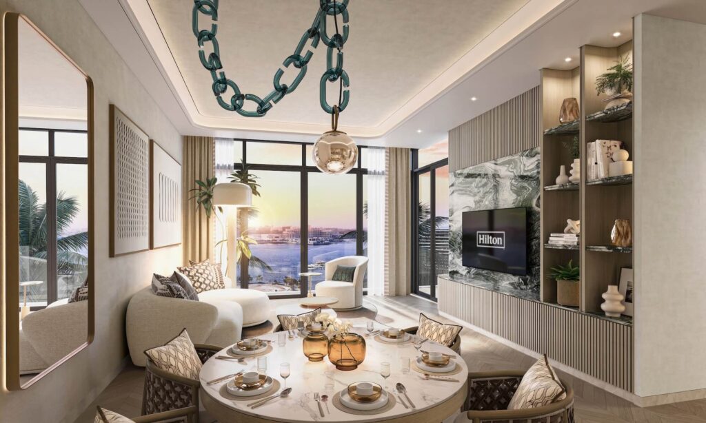 Hilton Residences at Al Raha Abu Dhabi - Renders - Interior - Living - 1